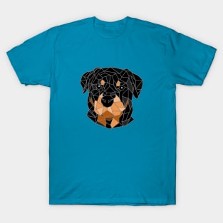 Rottweiler Stained Glass T-Shirt